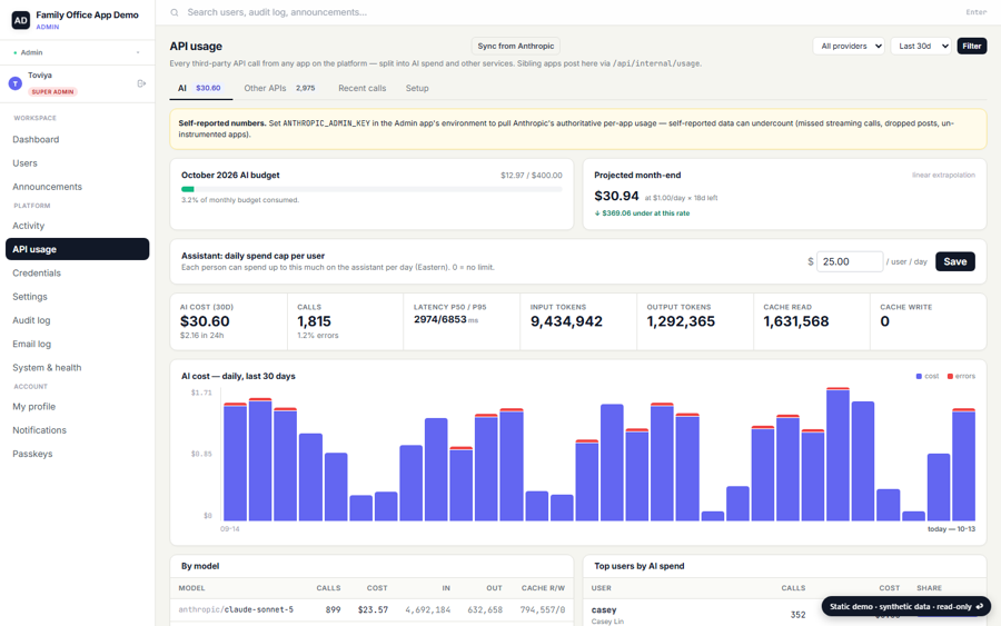 AI usage and cost